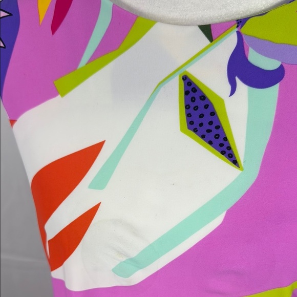 Jude Connally Vibrant Multicolor Sleeveless Dress Size L - Picture 2 of 8